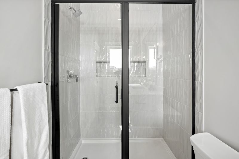 Sleek Shower with Frameless Glass
